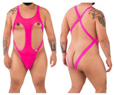 Combinaison en maille CandyMan 99643X Couleur rose vif